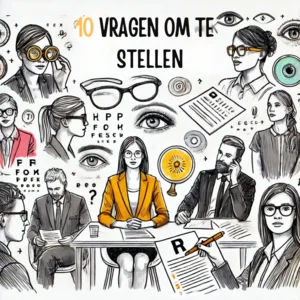 vragen stellen opticien of optometrist bij een sollicitatie