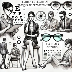 rechten en plichten als opticien, optometrist of verkoopmedewerker optiek tijdens de opzegtermijn